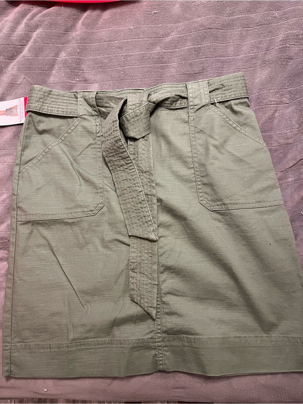 NWT olive skirt